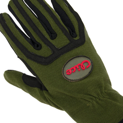 Classic fabric glove green
