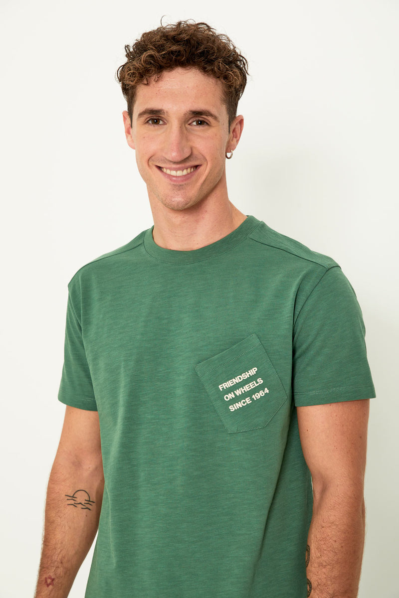 Friends pocket T-shirt (Green)