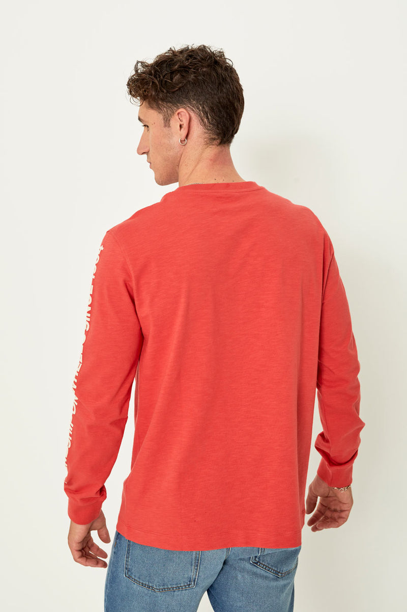 Friendship long sleeve T-shirt (Red)