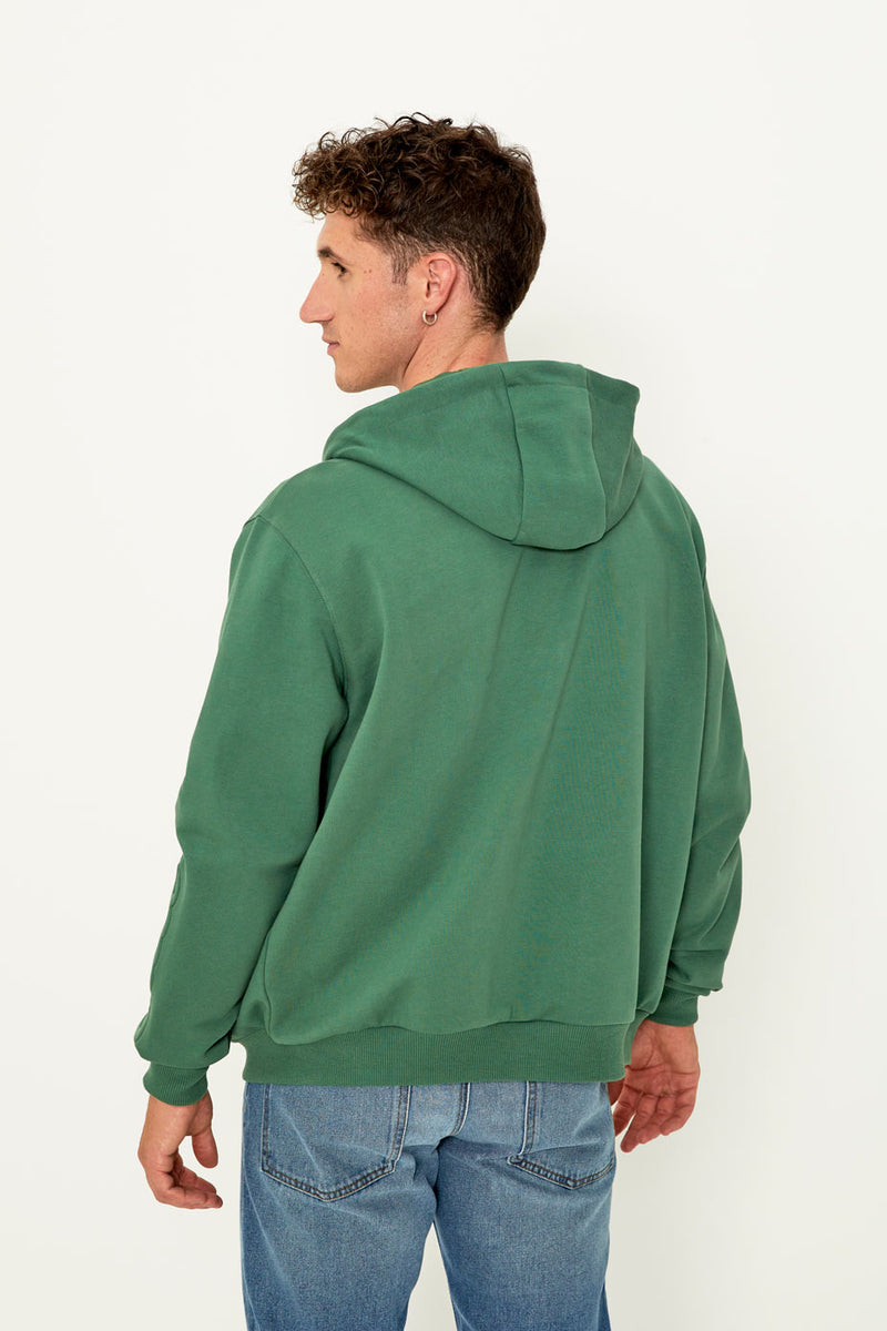Sweatshirt Logo Zipper (Green)