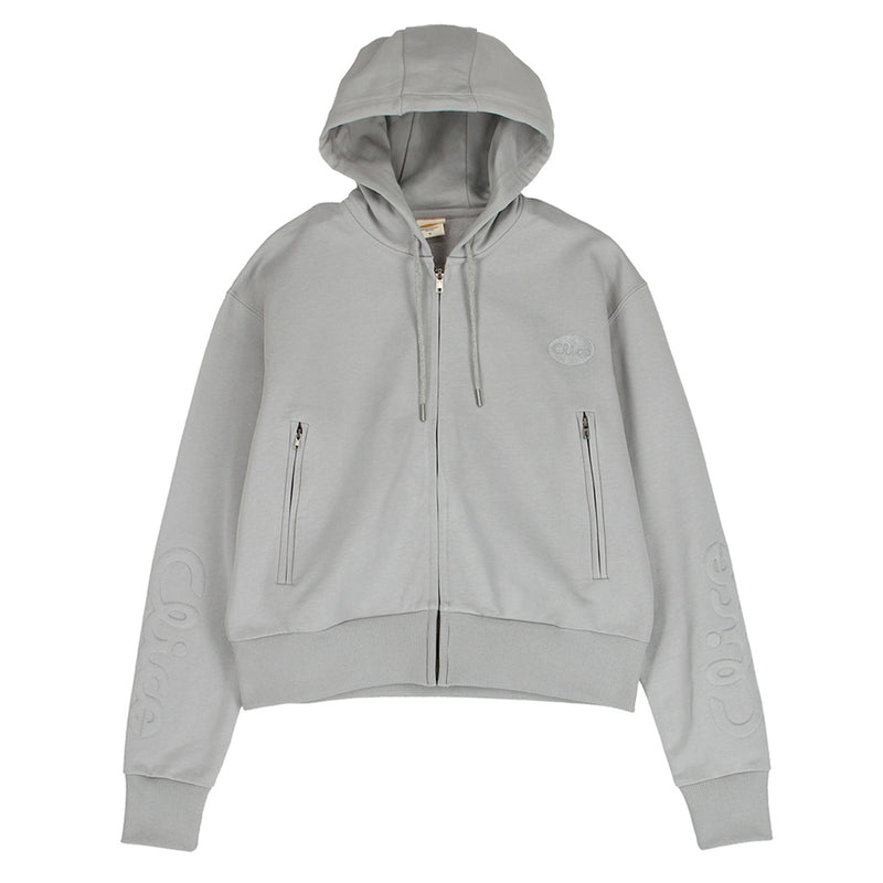 Women's hooded sweatshirt (Grey)